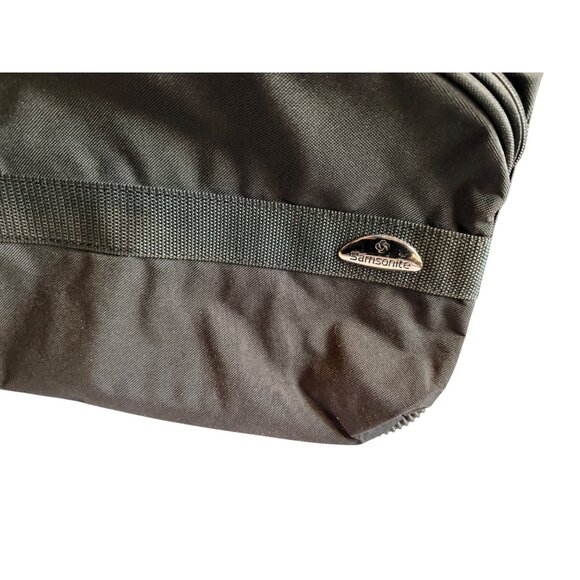 Samsonite Black Travel Carry-On Bag With Multiple Zippered Compartments & Handle - Picture 12 of 16